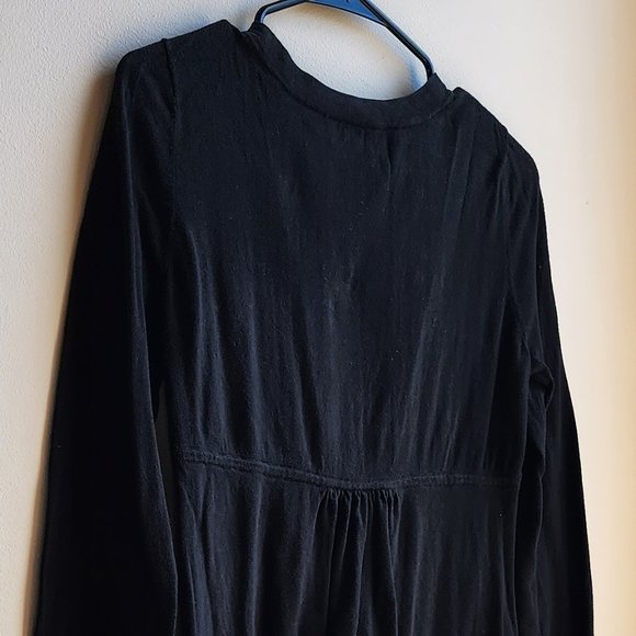 LOFT Black Half-Button Down Sweater Size Small - Picture 12 of 16